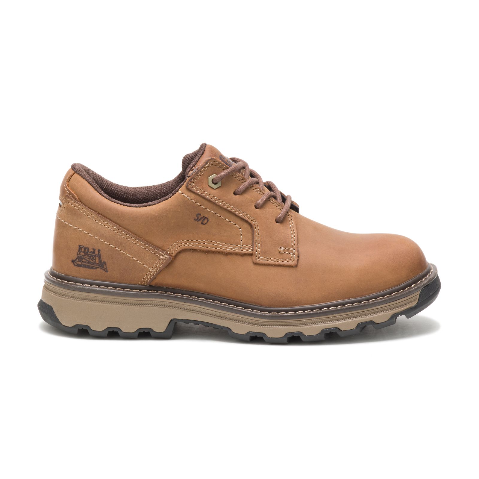 Caterpillar Shoes South Africa - Cat Men's Tyndall Work Shoes Dark Beige CX6437192